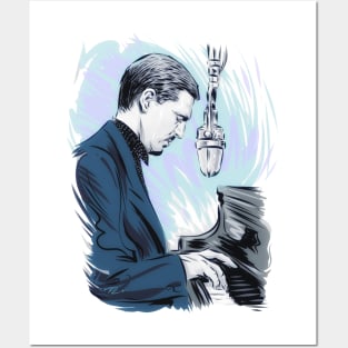 Mose Allison - An illustration by Paul Cemmick Posters and Art